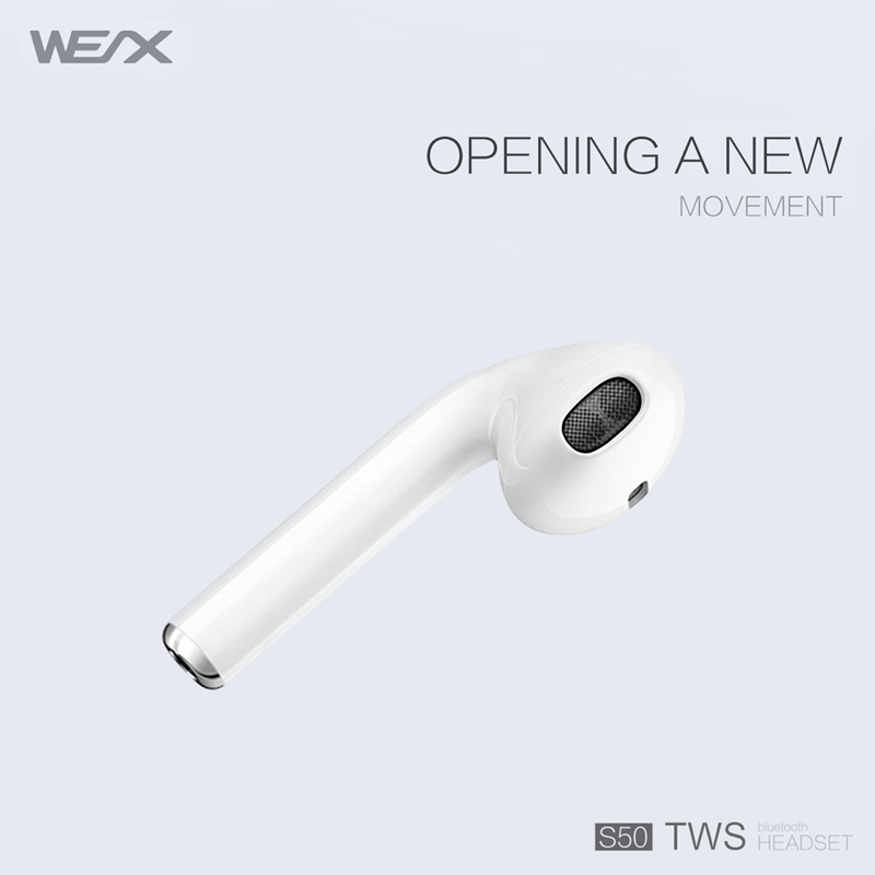 WEX S50 TWS слушалки, истински безжични стерео слушалки